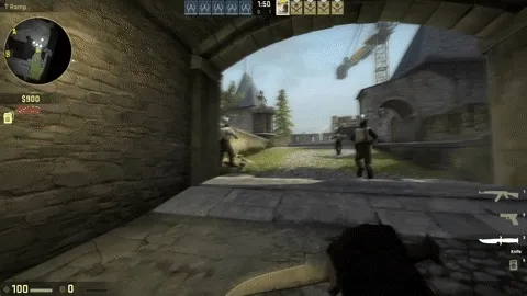 Motion blur effect visualization